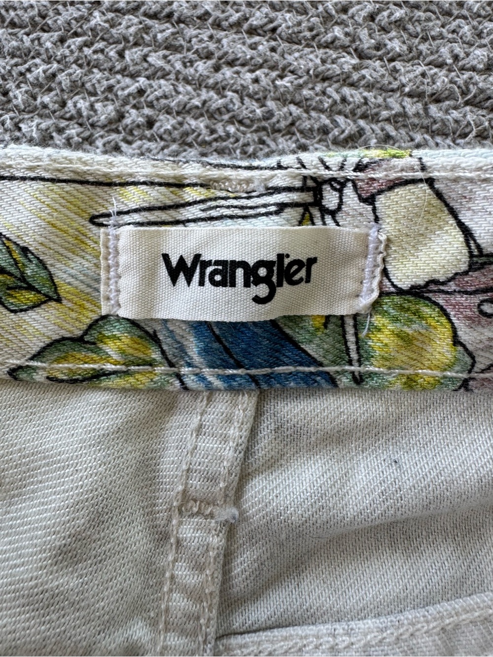 Wrangler x Free People Westward 626 Earth Day Limited Edition Denim Jeans Sz 28 - Picture 10 of 16